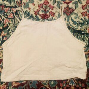 Studio K Ester Bamboo Built-in Bra Crop Top in Oatmeal - S